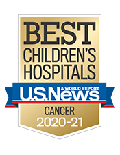 U.S. News Best Children's Hospital Award 2020