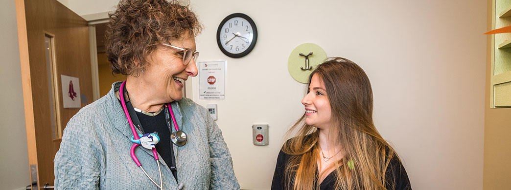 Lisa Diller, MD, with a former patient